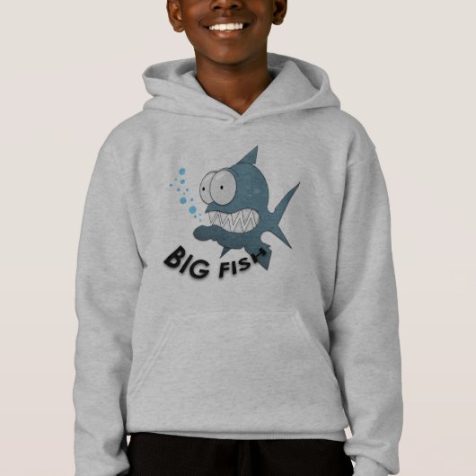 Big Fish - Kinderen Pullover Hoodie (Voorkant)