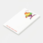 BIG FISH, KLEINE POND - Noot Pad Post-it® Notes (Schuin)