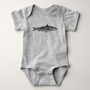 Big Fish Little Fish Vader Zoon Daddy Gifts Romper