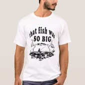 Big Fish Story grappig t-shirt (Voorkant)