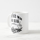 Big Fish Story grappige koffie-mok Koffiemok (Voorkant links)