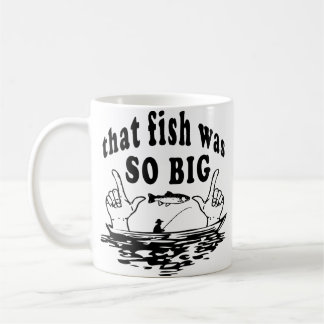 Big Fish Story grappige koffie-mok Koffiemok