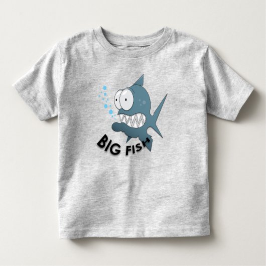 Big Fish - Toddler Fine Jersey T-Shirt (Voorkant)