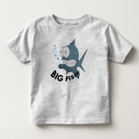 Big Fish - Toddler Fine Jersey T-Shirt (Voorkant)