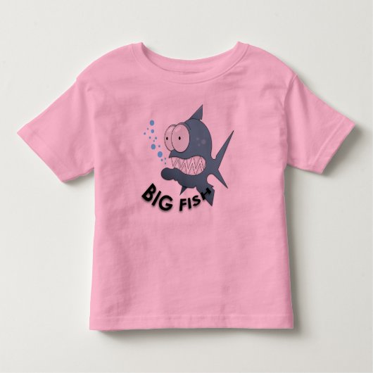 Big Fish - Toddler Fine Jersey T-Shirt (Voorkant)