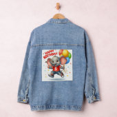 Big Five-viering: olifant met peuterballonnen Denim Jacket (Hangar)