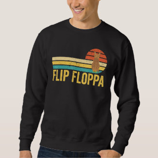 Big Floppa Caracal Cat Meme Retro Flip Floppa Trui