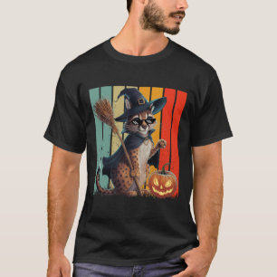 Big Floppa Meme Caracal Cat Halloween T-shirt