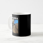 Big Floppa Meme Cat Koffiemok (Voorkant links)