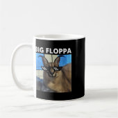 Big Floppa Meme Cat Koffiemok (Links)