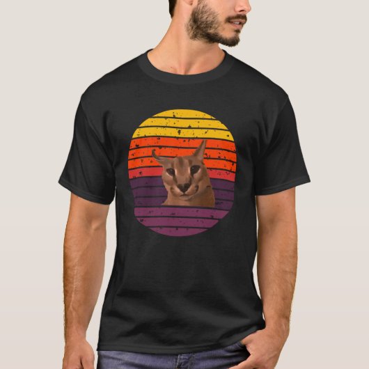Big Floppa Meme Cute AKA Gregory  ears  1 T-shirt (Voorkant)