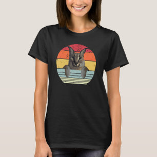 Big Floppa Meme Cute Caracal Cat nood T-shirt