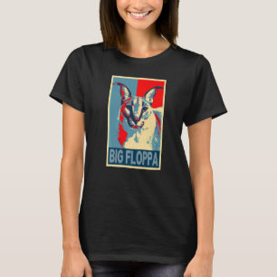 Big Floppa Meme Cute Caracal Cat Retro T-shirt