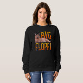 Big Floppa Meme Cute Caracal Cat Trui (Voorkant volledig)