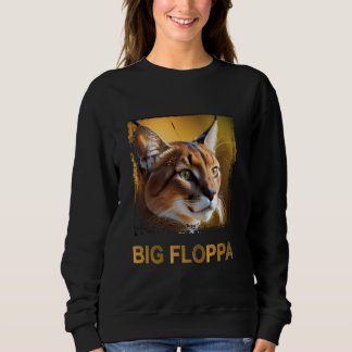 Big Floppa Meme Cute Caracal Cat Trui
