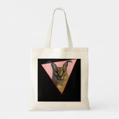 Big Floppa Meme grappige kat Tote Bag (Achterkant)