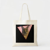 Big Floppa Meme grappige kat Tote Bag (Voorkant)