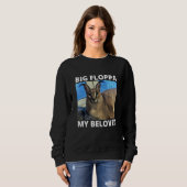 Big Floppa My Beloved Caracal Cat Meme Trui (Voorkant volledig)