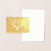 Big Floral Heart Folie Kaarten (Display)