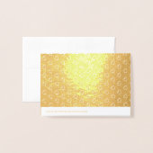 Big Floral Heart Folie Kaarten (Met envelop)