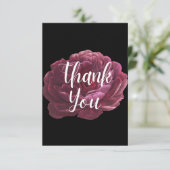 Big flower Dank u wenskaart Kaart (Staand voorkant)