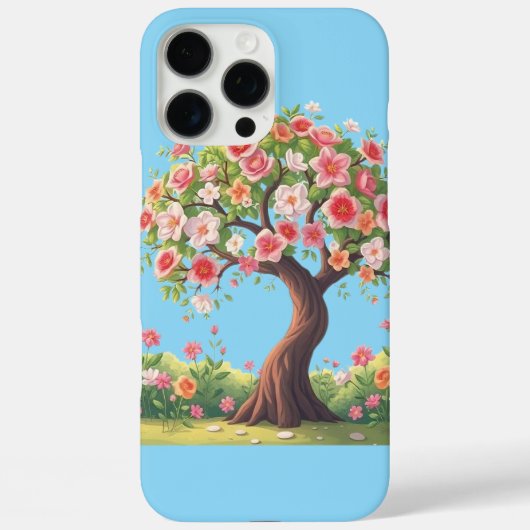 Big Flower Tree Case-Mate iPhone Case (Achterkant)