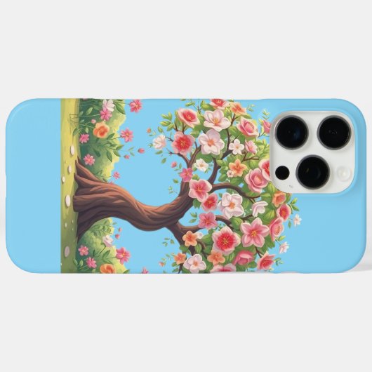 Big Flower Tree Case-Mate iPhone Case (Achterkant (horizontaal))