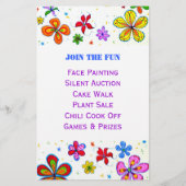 Big Flowers Custom Flyer (Achterkant)