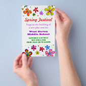 Big Flowers Custom Flyer (Hand)