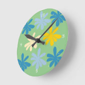 Big Flowers Ronde Klok (Hoek)