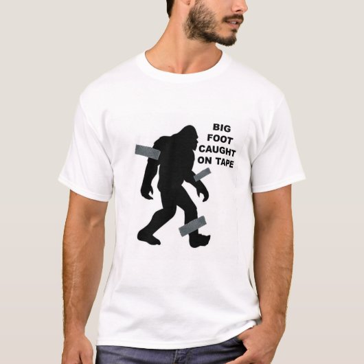 Big Food Attach on Tape Funny Graphic T-shirt (Voorkant)