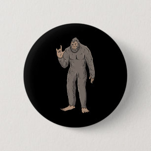 Big Foot ASL Hand Gesture Doof Gehoorverlies Waren Ronde Button 5,7 Cm