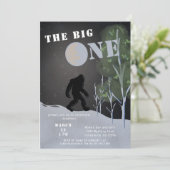 Big Foot Big One eerste verjaardag Kaart (Staand voorkant)