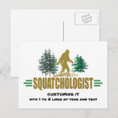 Big Foot Briefkaart (Voorkant / Achterkant)