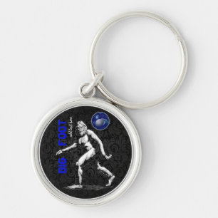Big Foot Button Sleutelhanger