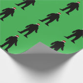 BIG FOOT CHRISTMAS FUNNY  CADEAUPAPIER (Hoek)
