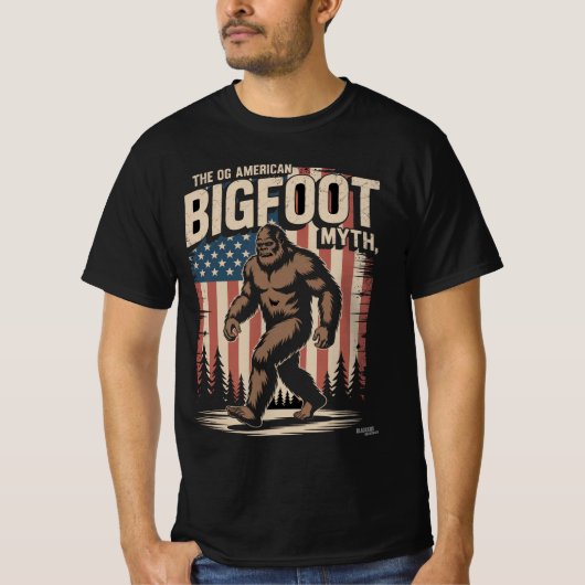 Big Foot - De Amerikaanse mythe van OG T-shirt (Voorkant)