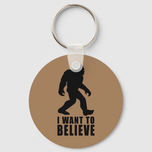 Big Foot die ik Sleutelhanger wil geloven (Voorkant)