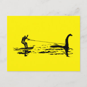 Big Foot en Nessie Briefkaart