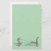 Big Foot en Nessie Briefpapier (Voorkant / Achterkant)
