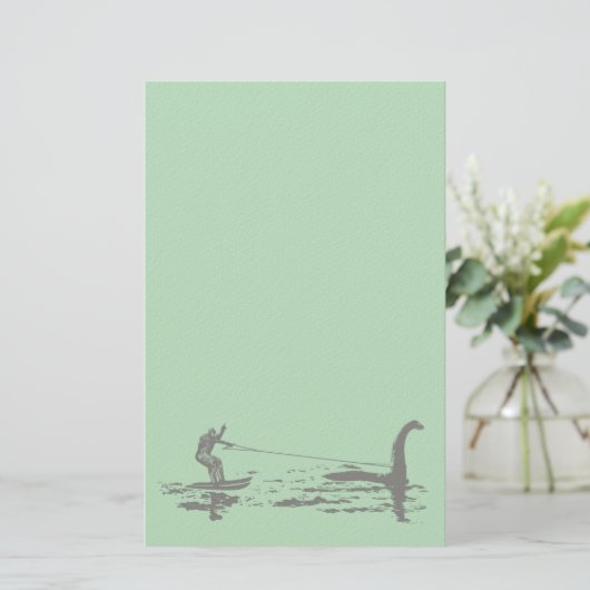 Big Foot en Nessie Briefpapier (Staand voorkant)