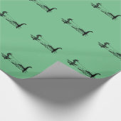 Big Foot en Nessie Cadeaupapier (Hoek)