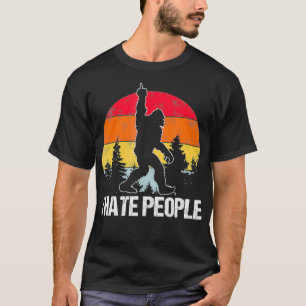Big Foot, ik haat mensen in het midden van de ving T-shirt