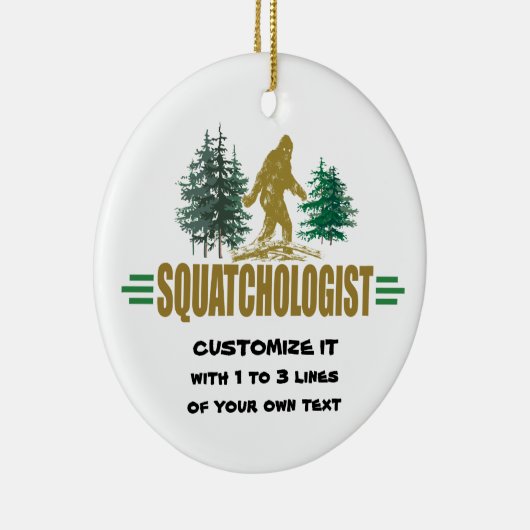 Big Foot Keramisch Ornament (Rechts)