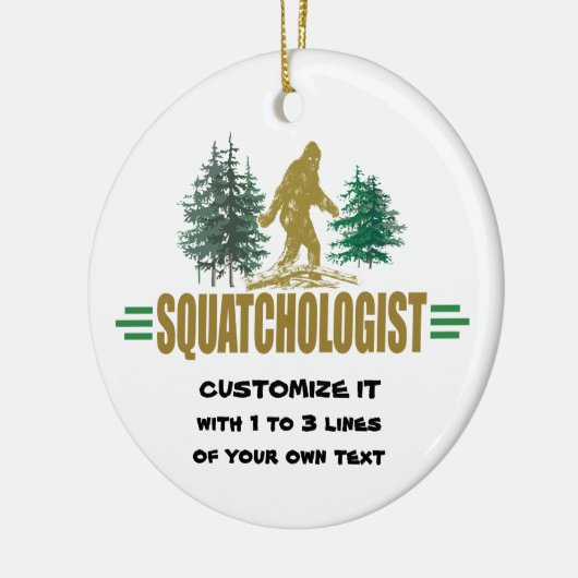 Big Foot Keramisch Ornament (Links)