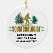 Big Foot Keramisch Ornament (Achterkant)