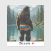 big foot lgbtq+ sticker (Vel)