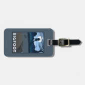 Big Foot loopt door Golf Course Bagagelabel (Voorkant horizontaal)