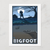 Big Foot loopt door Golf Course Briefkaart (Voorkant)