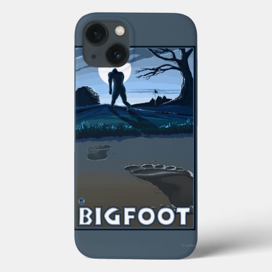 Big Foot loopt door Golf Course Case-Mate iPhone Case (Achterkant)